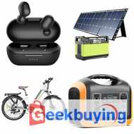 écouteurs, batterie sur solaire, vélo