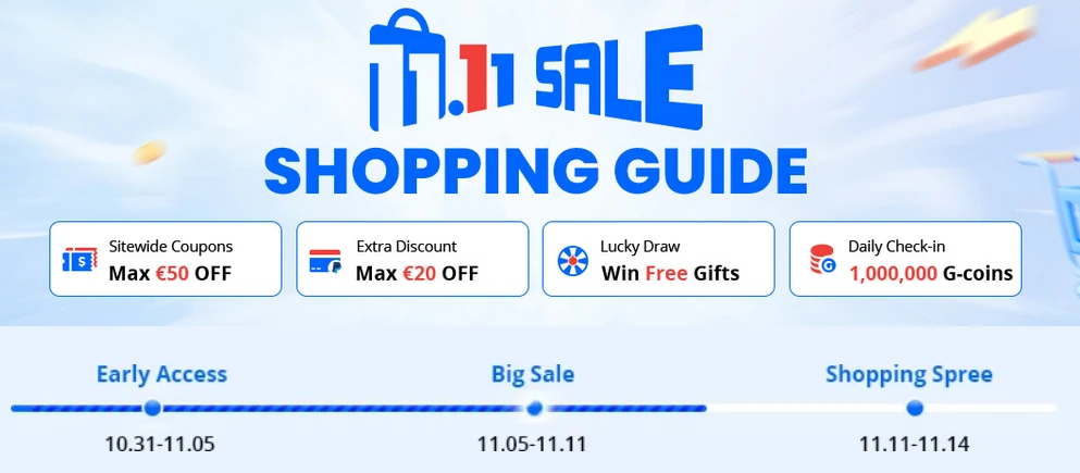 11.11 chez Geekbuying