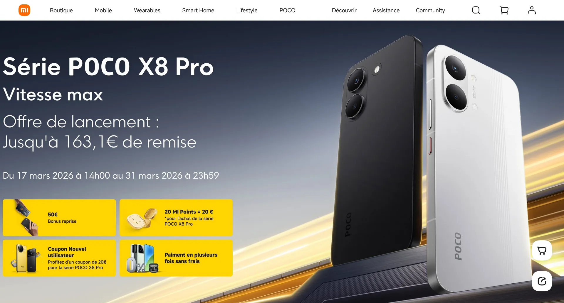 Promotion Xiaomi Poco X6